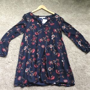 NWT Navy floral dress - Never worn!